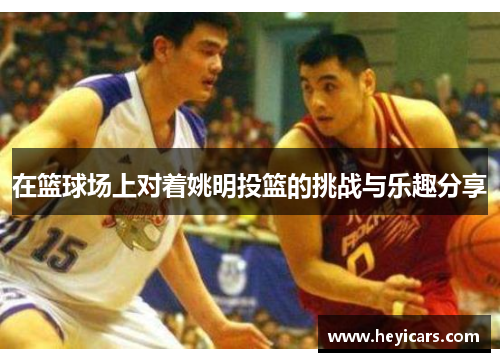 在篮球场上对着姚明投篮的挑战与乐趣分享